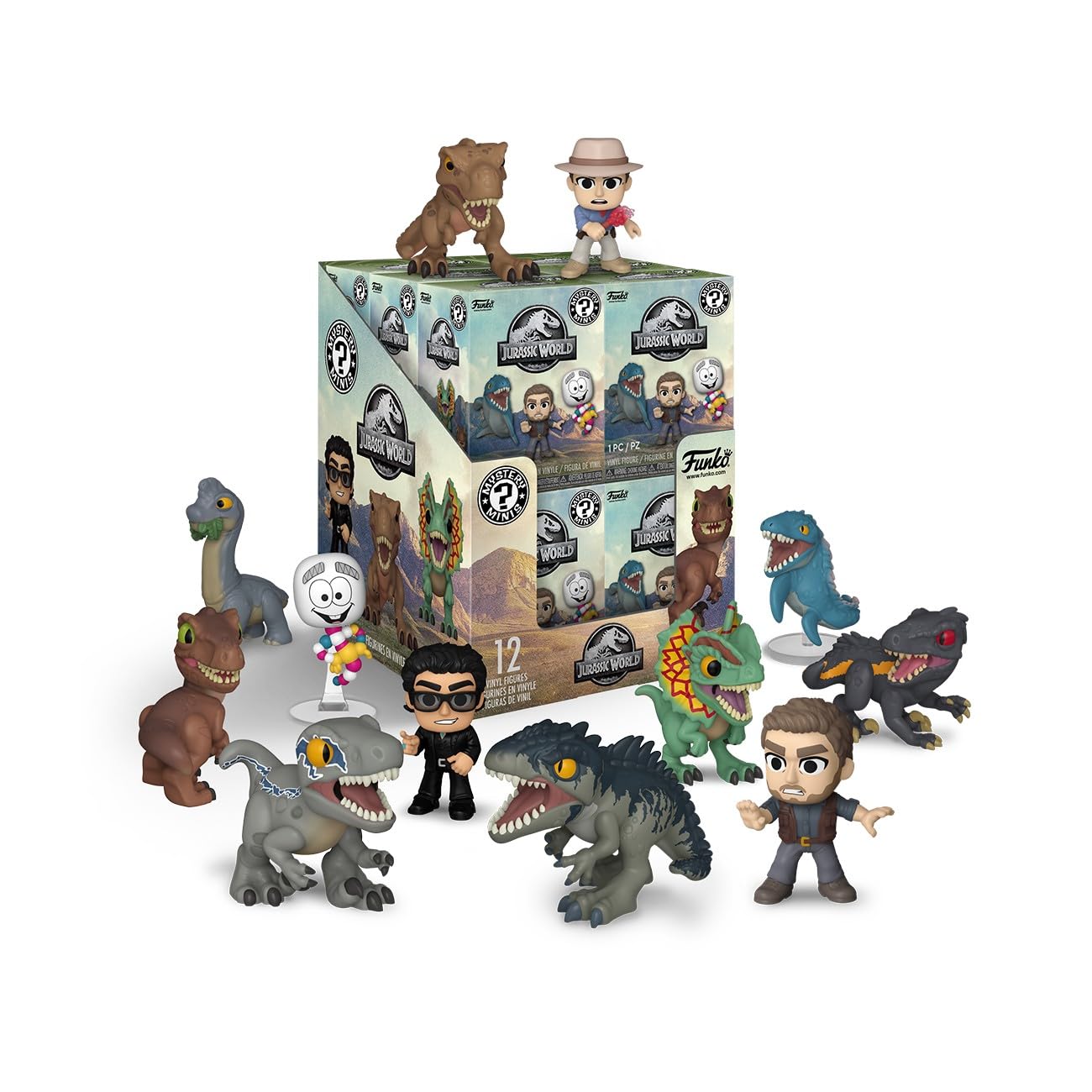 Funko Pop! Mystery Minis: Jurassic Park & Jurassic World 12-Piece